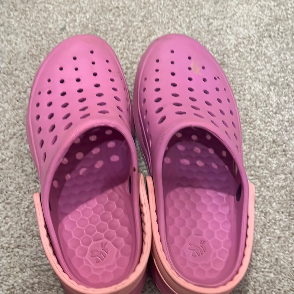 Amazon Pink Water Shoes with Perforated Upper and Heel Strap